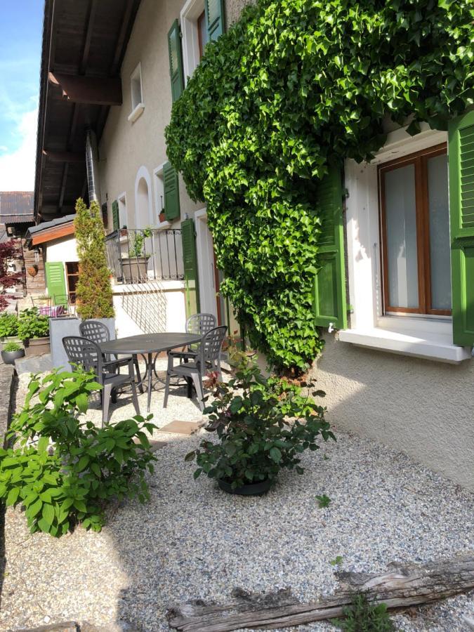 Cafe Cher-Mignon Et Chambres D'Hotes Chermignon-d'en Haut エクステリア 写真