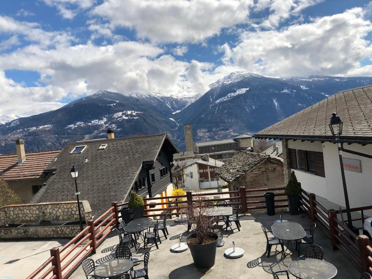 Cafe Cher-Mignon Et Chambres D'Hotes Chermignon-d'en Haut エクステリア 写真